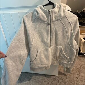 Lululemon Athletica Light Gray Zip-Up Jacket